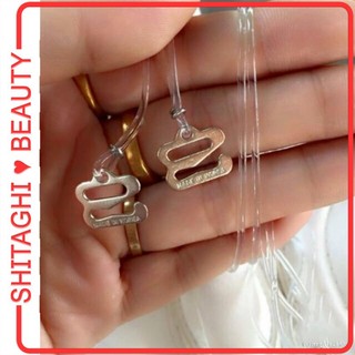 Đôi dây áo trong sợi bún, sợi dẹt trong suốt