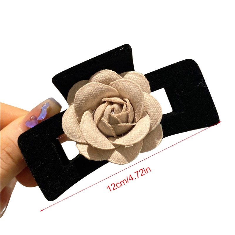 Kẹp Tóc Đuôi Ngựa Cỡ Lớn Bằng Nhung Thời Trang Mùa Đông