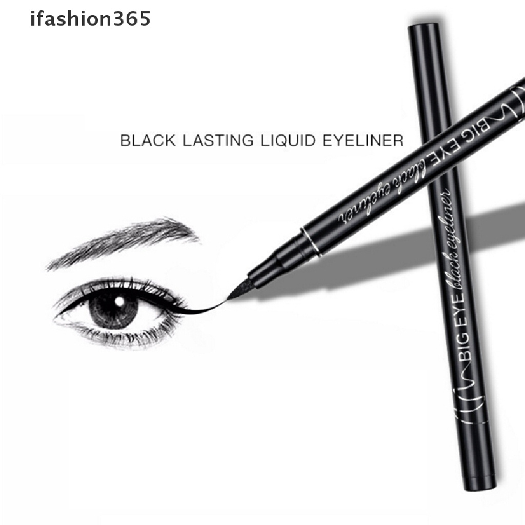 Bút Kẻ Mắt Dạng Lỏng Màu Đen Lâu Trôi Chống Thấm Nước ifashion365