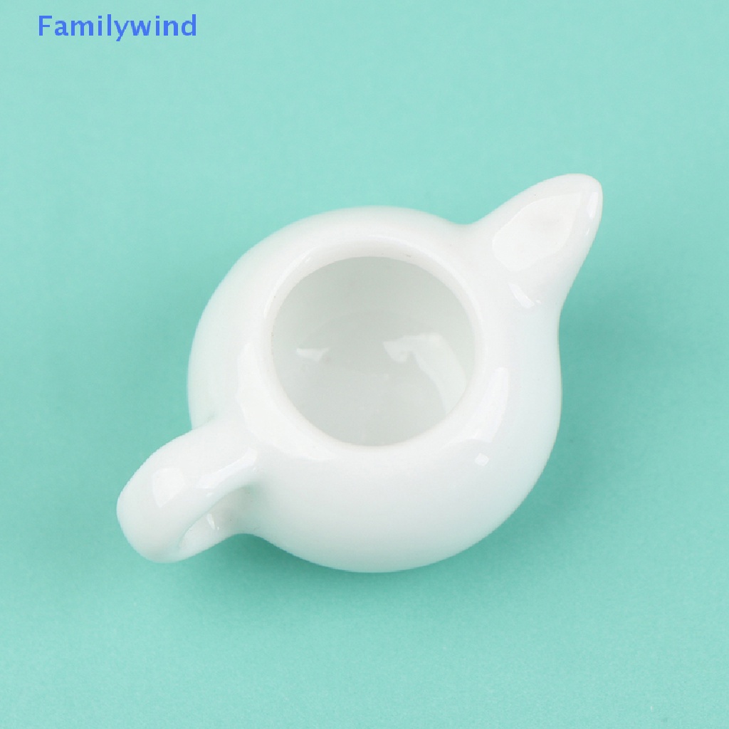 1 Ấm Trà Bằng Gốm 1: 12 Trang Trí Nhà Búp Bê