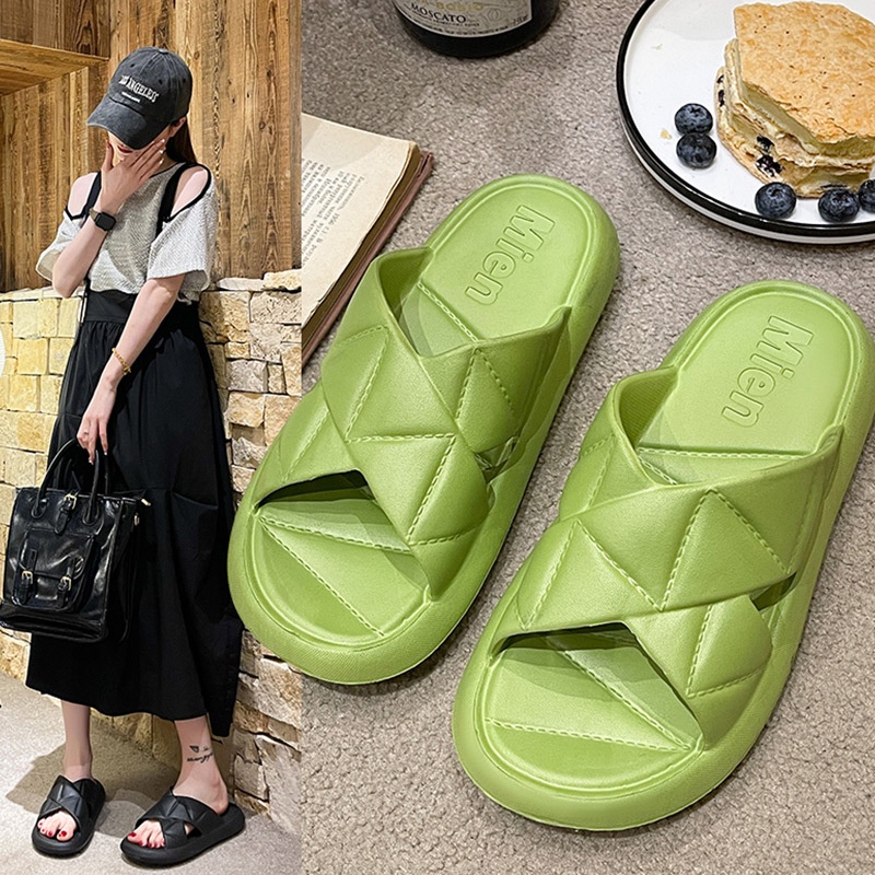 STARRY dép nữ fashion sandal nữ sục dép quai hậu nữ dép bánh mìgiày 040712