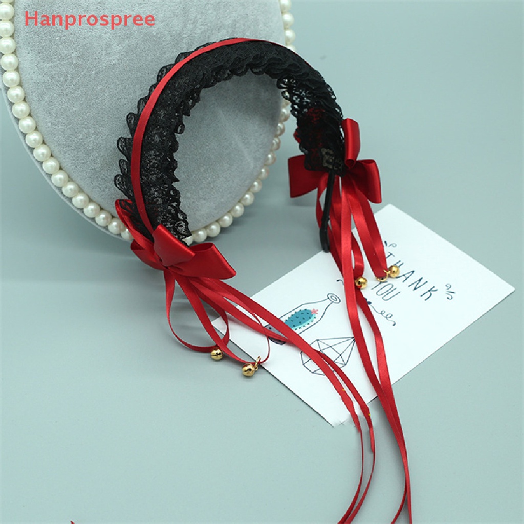 Hanprospree > Băng Đô Ren Xanh Dương Phong Cách Gothic Lolita Phụ Kiện Tóc Tốt