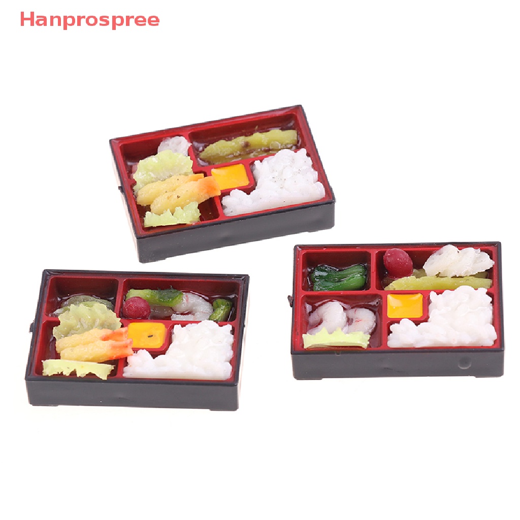 Hộp Cơm / Thức Ăn Nhanh Trang Trí Nhà Búp Bê Kiểu Nhật Bản 1: 12