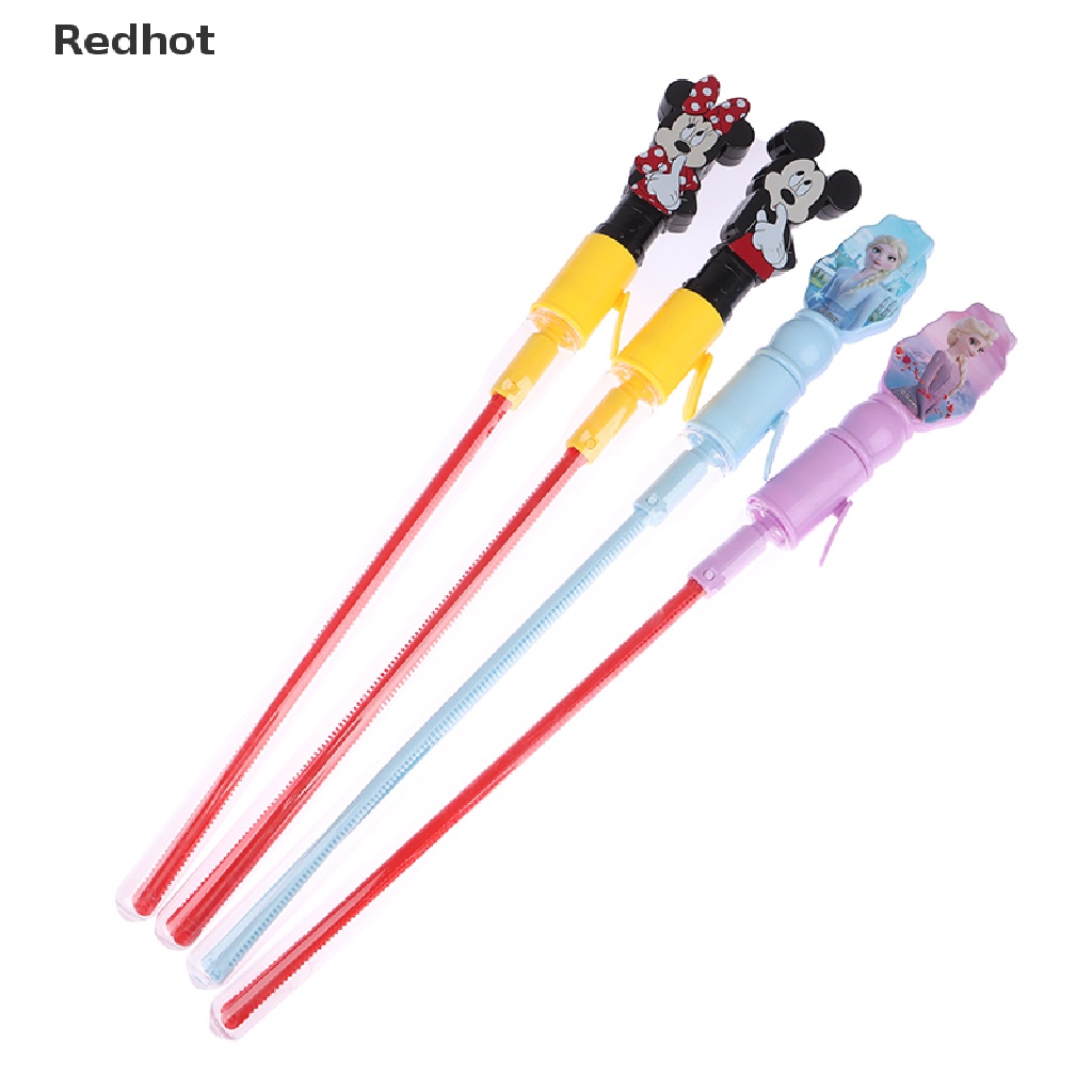 DISNEY &lt; Redhot &gt; Đồ Chơi Đũa Thổi Bong Bóng Lớn Hình Hoạt Hình Frozen Dành Cho Trẻ Em Chơi Ngoài Trời Giảm Giá