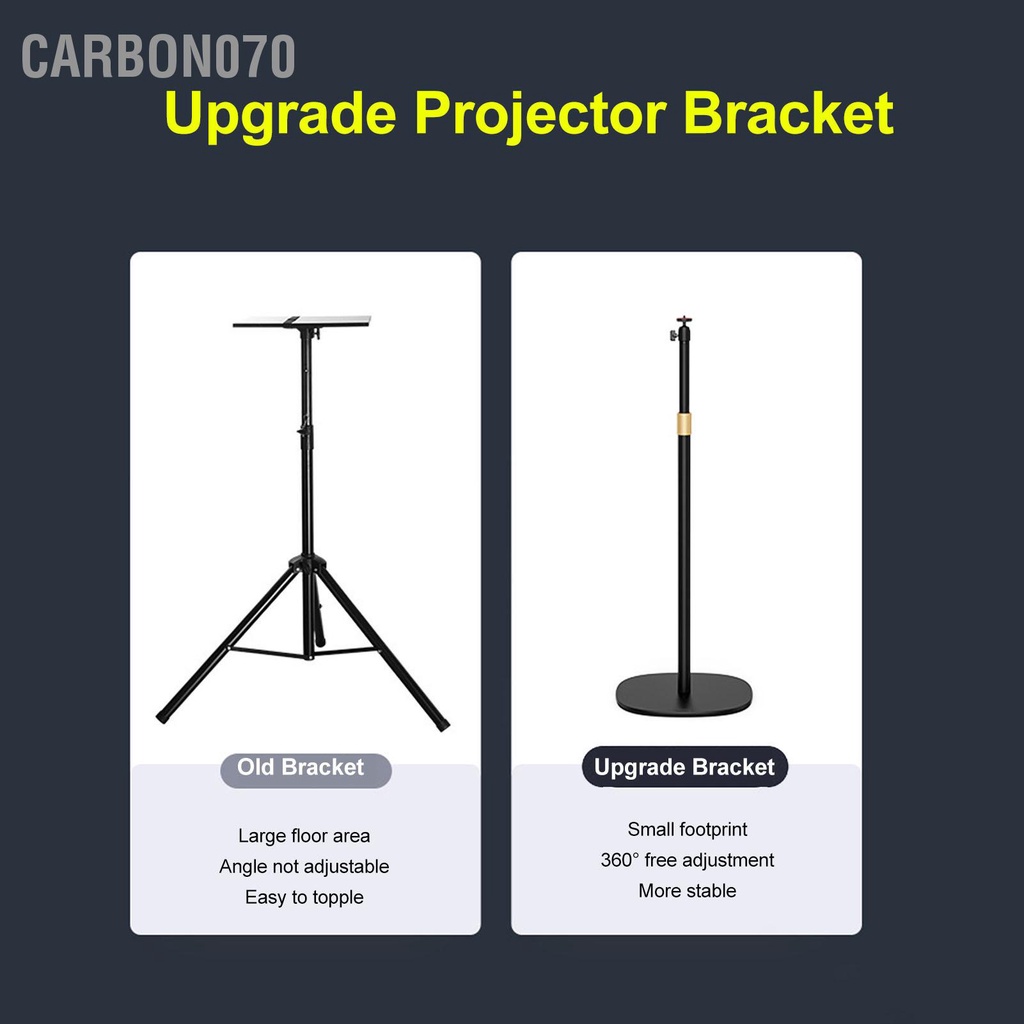 Giá Đỡ Máy Chiếu Xoay 360 Độ Ốc Vít 1 / 4in Chiều Cao 100cm