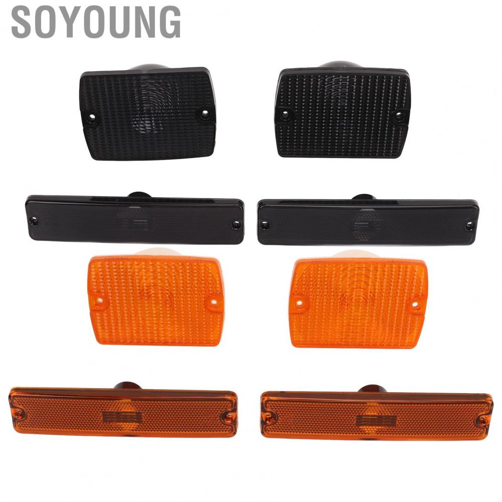 Soyoung Guard Side Marker Light Housings  Turn Signal Lens 56001378 Scratch Resistant High Strength Impact for Car