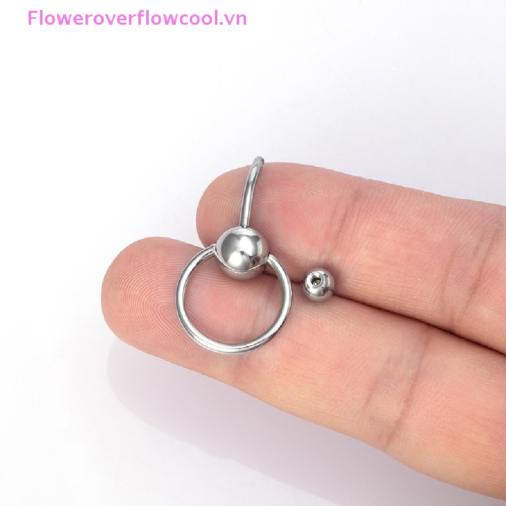 Khuyên Rốn Chất Liệu Thép Không Gỉ Đính Đá Pha Lê