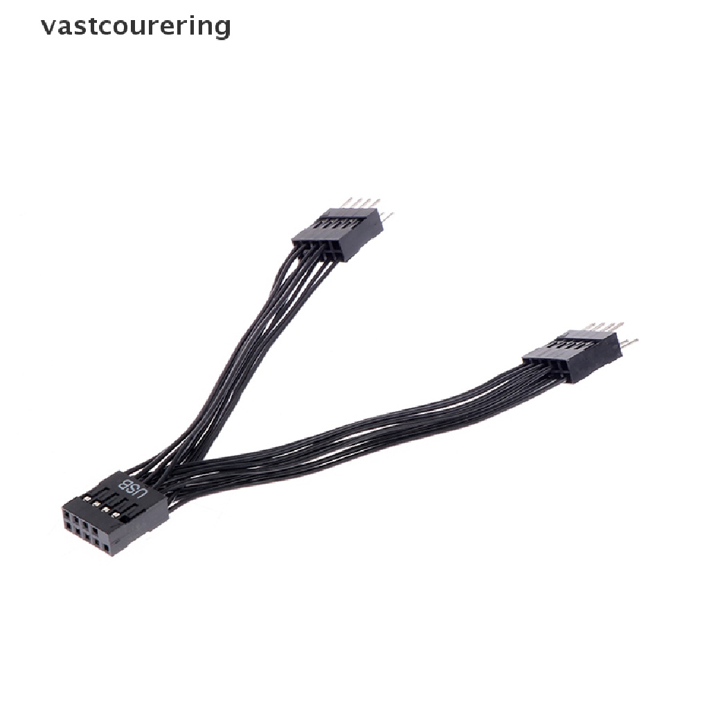 1 Dây Cáp Nối Dài Bo Mạch Chủ Máy Tính 9 Pin 1 Female Sang 2 Male Y