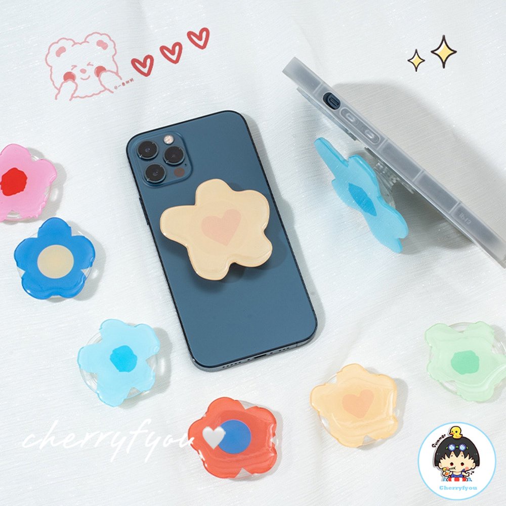 Ốp Điện Thoại Họa Tiết Hoa Nhiều Màu Sắc Có Đệm Khí Chống Rơi Cho Chase