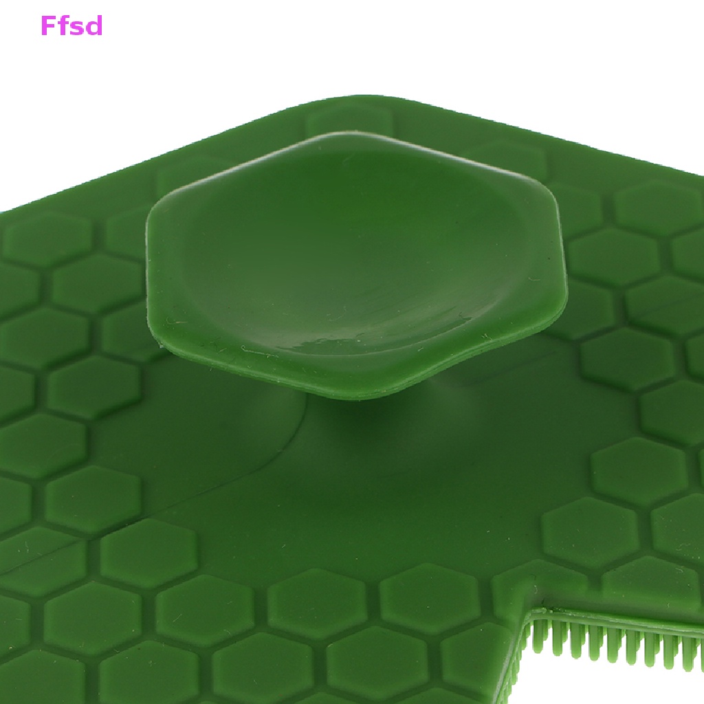 {Ffsd} Bàn Chải Tắm Silicone Tẩy Tế Bào Chết Mát Xa Làm Sạch Da