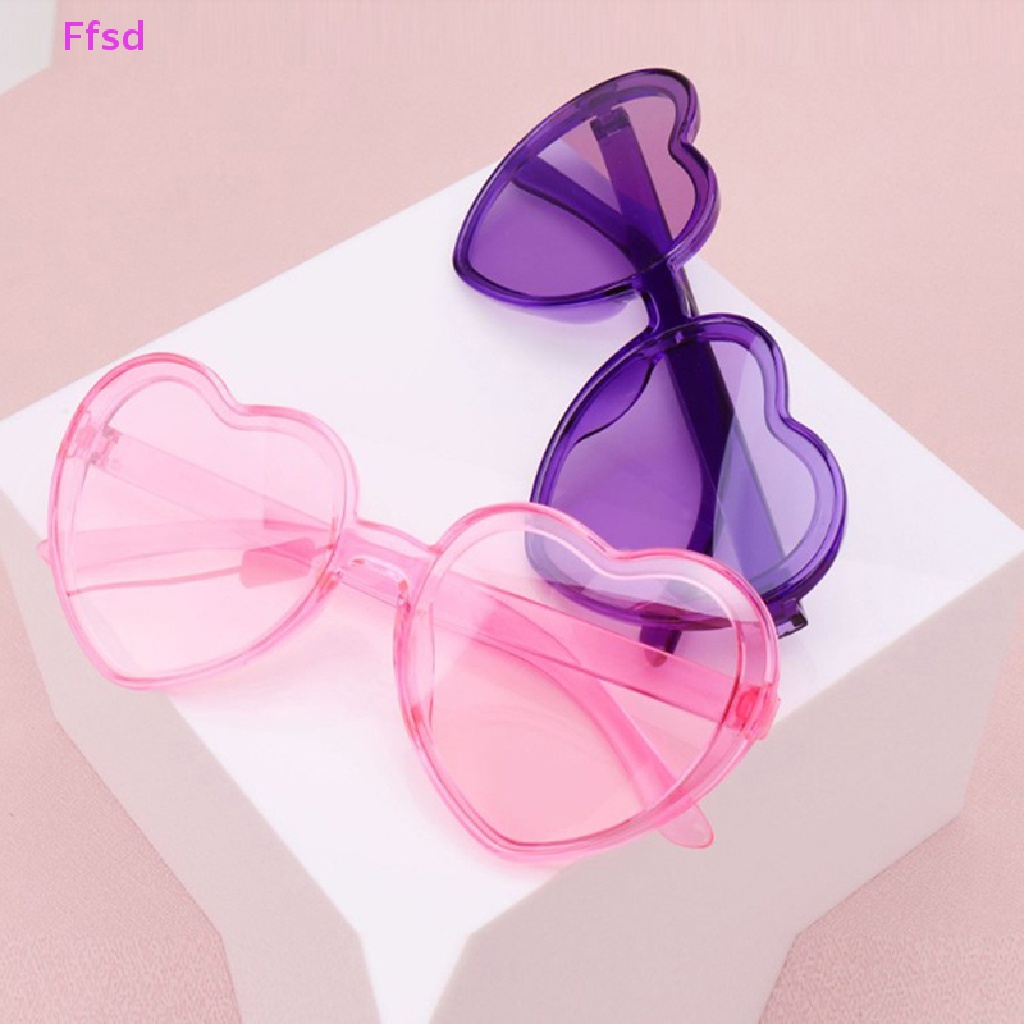 Kính Mát Hình Trái Tim Chống Tia UV400 Cho Nữ