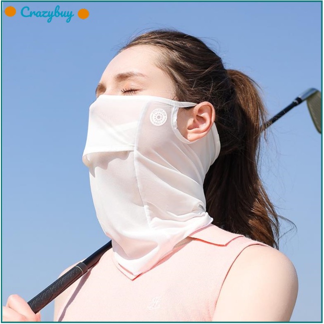 Cr Khẩu Trang Chống Nắng Bằng Lụa Lạnh Gọn Nhẹ Thoáng Khí