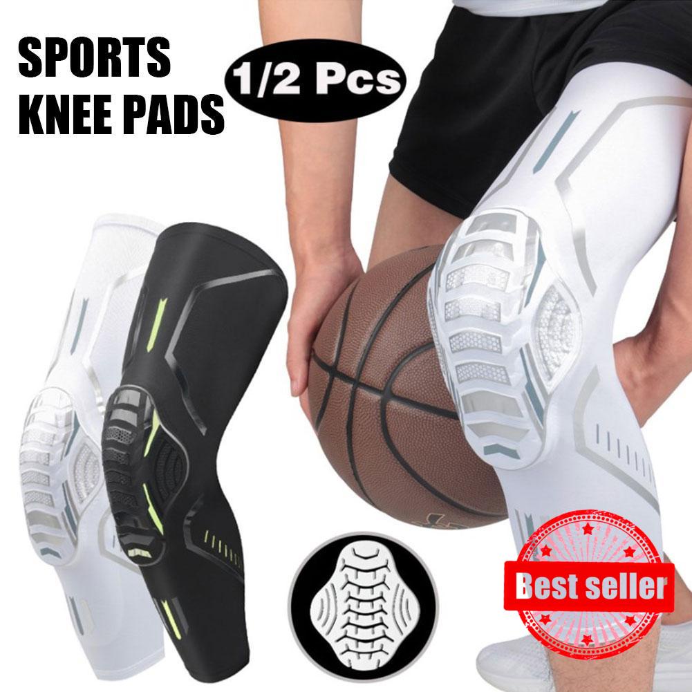 Băng Bảo Vệ Đầu Gối Chống Trượt Hình Tổ Ong Khi Chơi Bóng Rổ D1P9