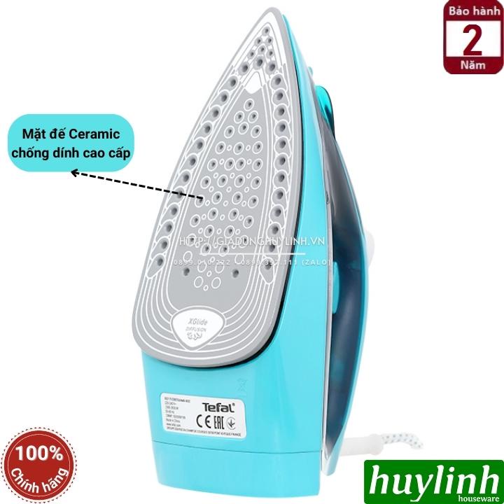 Bàn là - bàn ủi hơi nước Tefal FV2867E0 - 2500W - Mặt đế Ceramic chống dính