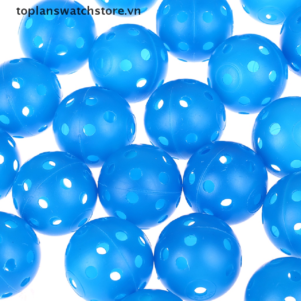 Set 24 Quả Bóng Golf Bằng Nhựa 42MM Đục Lỗ Luyện Tập