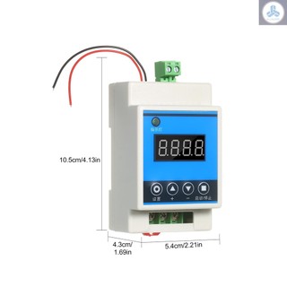 DC 7-27V Digital Delay Timer Control Switch Relay Module with Protective Shell & 0.01s-999min Timing Range for Smart Home Industrial Control