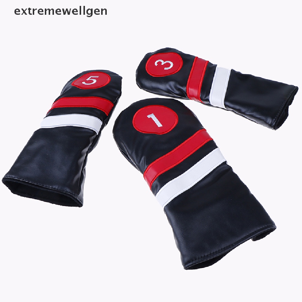 Vỏ Bọc Đầu Gậy Đánh Golf Chuyên Dụng Chất Lượng Cao #1 #3 #Bao Da PU 5 Đầu Cho Tài Xế / Cứu Hộ Fairway