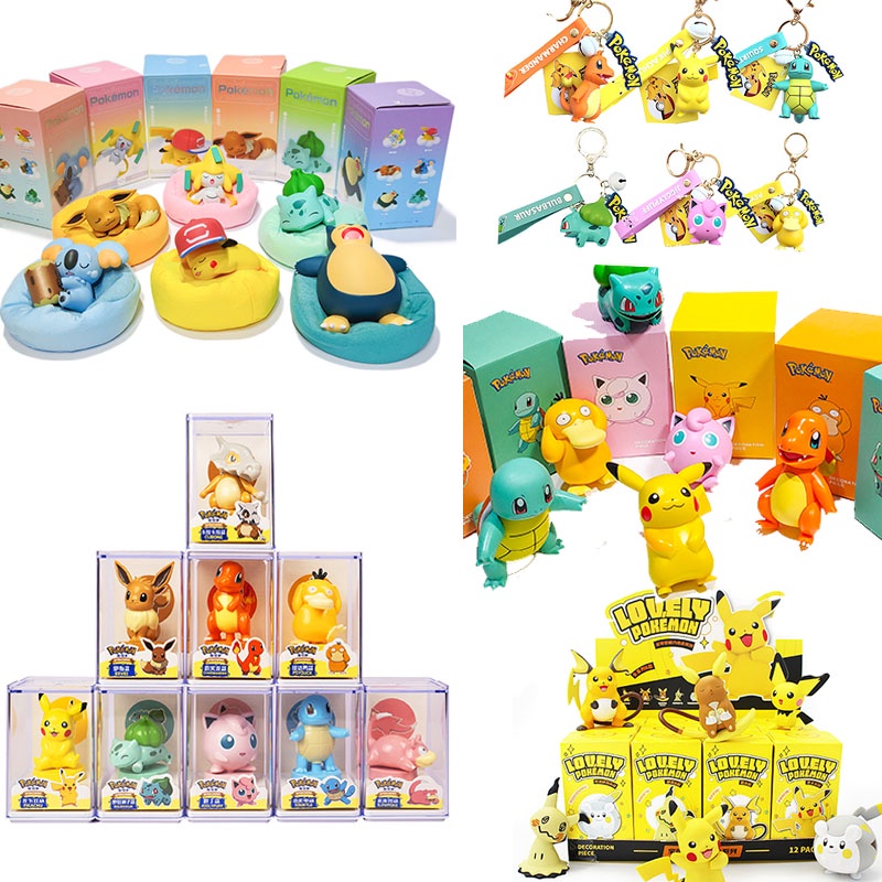 Mô Hình Nhân Vật Pokemon Xinh Xắn Dùng Trong Trang Trí