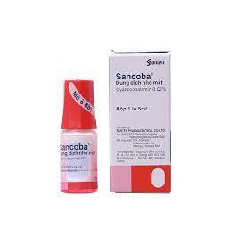 Nước nhỏ mắt Sancoba Nhật Bản 5ml, nhỏ mắt giảm mỏi mắt, tăng cường thị lực