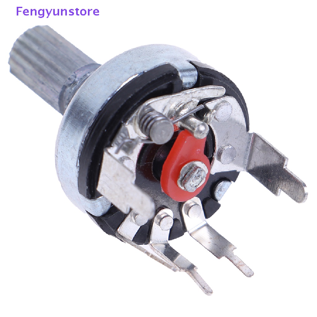 Set 5 Chiết Áp RV17 Có Công Tắc 15mm 5Pin B1K 2K 5K 10K 20K 50K