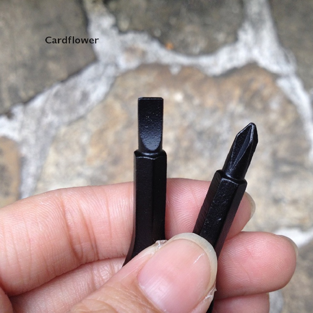 < Cardflower > Tua Vít Phillips Bỏ Túi Đa Năng Có Móc Khóa