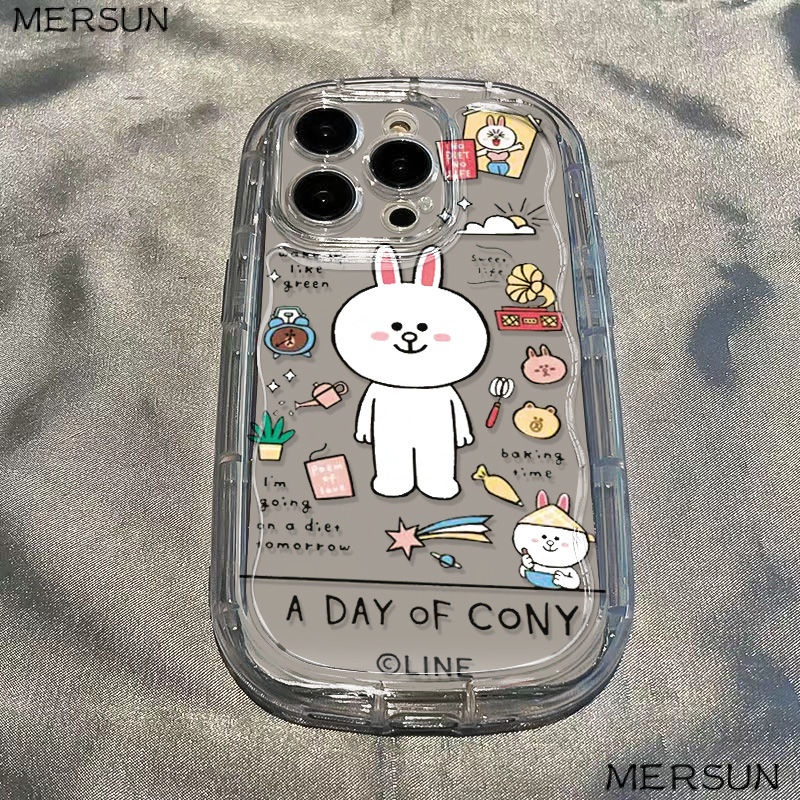✅Ốp Điện Thoại Mềm Trong Suốt Chống Sốc In Hình Thỏ Trắng Cho Apple Iphone 14 712xs / 118p / xr Promax 13 / P3RE
