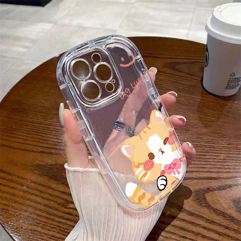 ✅Ốp Điện Thoại Mềm Trong Suốt Chống Sốc In Hình Mèo Vàng 90QN Cho Iphone Xs Xsmax127Xr / / 8p1311