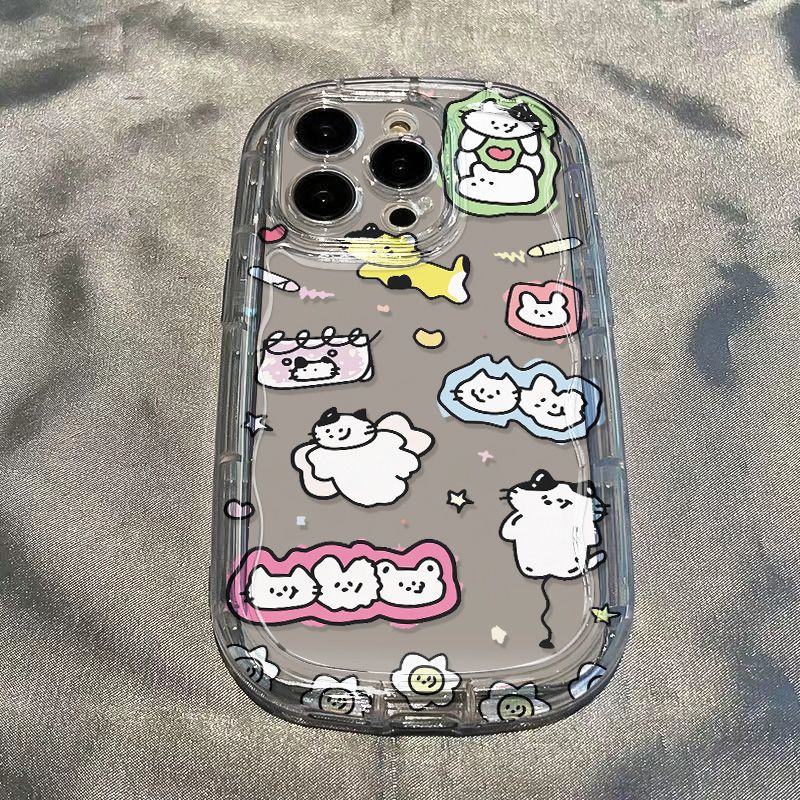 ✅Ốp Điện Thoại Mềm Trong Suốt Chống Sốc Hình Hoa Cho Iphone xs / 13 / 7 11 xr Promax 14 128p