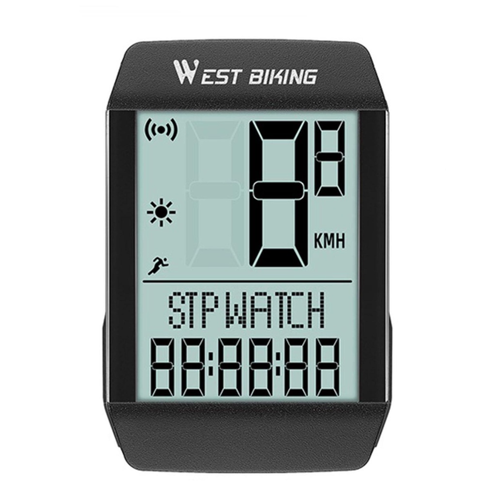 Đồng Hồ Đo Tốc Độ Không Dây 5 Ngôn Ngữ Dành Cho Xe Đạp