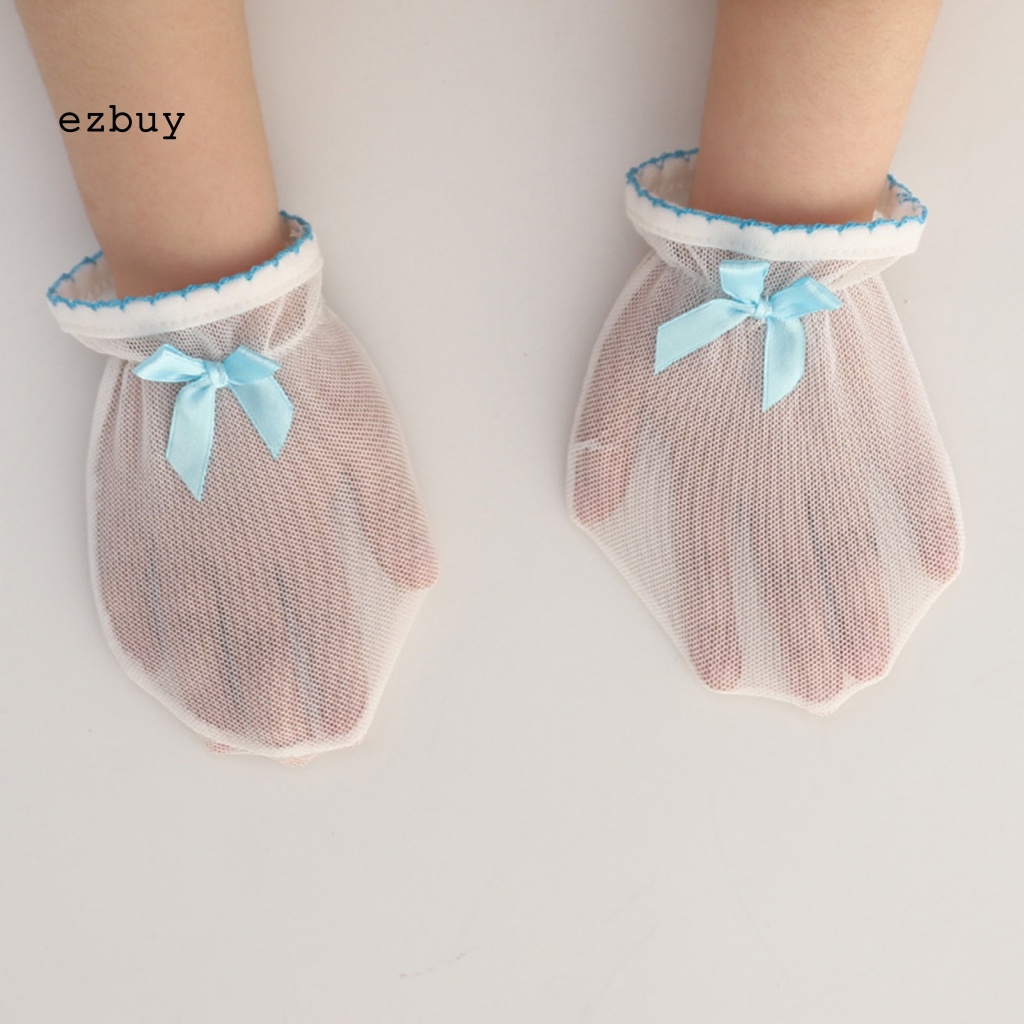 1 Đôi Găng Tay Vải Siêu Mềm Chống Mài Mòn Có Dây Rút Unisex Cho Bé Trai / Gái