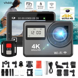 Camera Hành Trình Hai Màn Hình VHDD 4K 1080P HD 2 '' Chống Thấm Nước Kết Nối WiFi