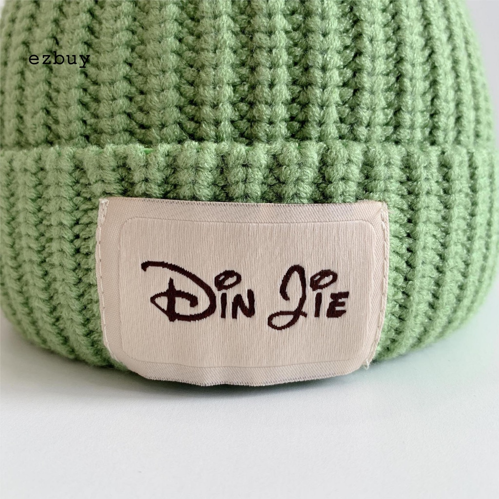 [EY] Mũ Beanie Đan Sợi Nhiều Màu Sắc Ấm Áp Tối Giản Thoáng Khí Ấm Áp Hợp Thời Trang Dành Cho Trẻ Sơ Sinh Đi Ra Ngoài