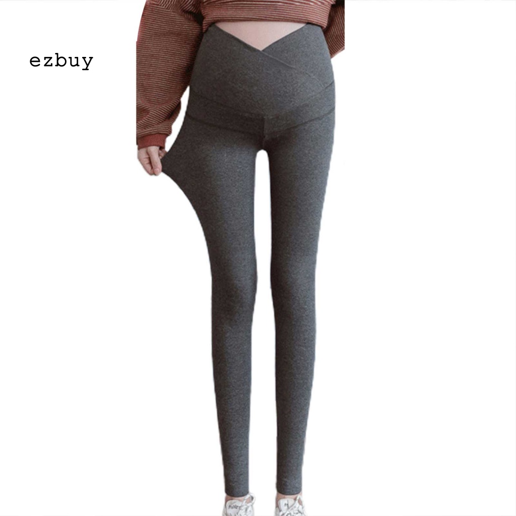 Quần Legging Lưng Thấp Thời Trang Mùa Thu Cho Mẹ Bầu