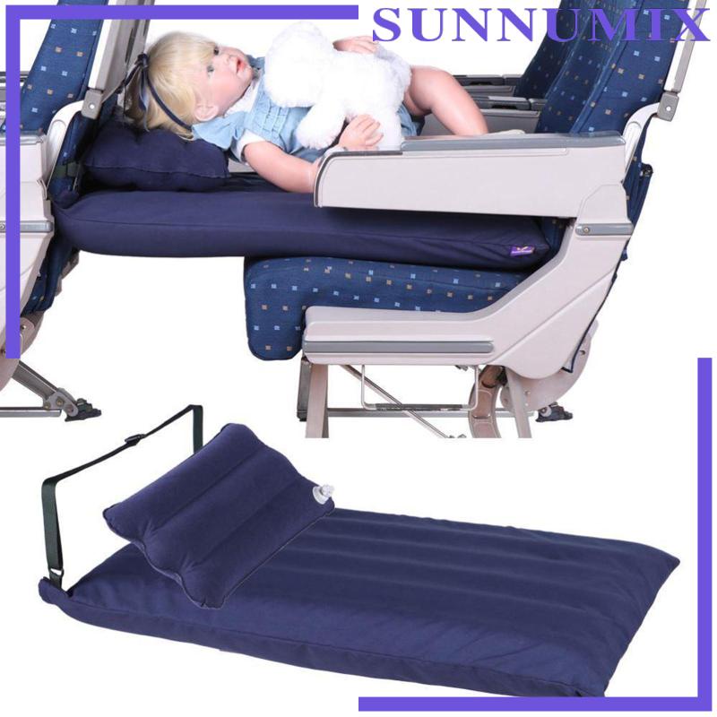 Gối Kê Chân Bơm Hơi Hình Máy Bay Có Thể Điều Chỉnh Dành Cho Trẻ Em