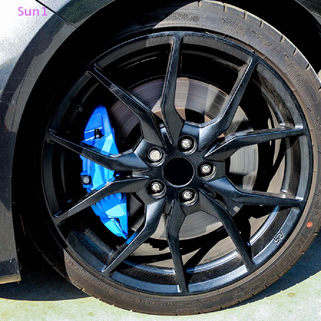 Set 6 Miếng Dán Trang Trí Phanh Xe Hơi In Chữ Brembo Phản Quang Độc Đáo