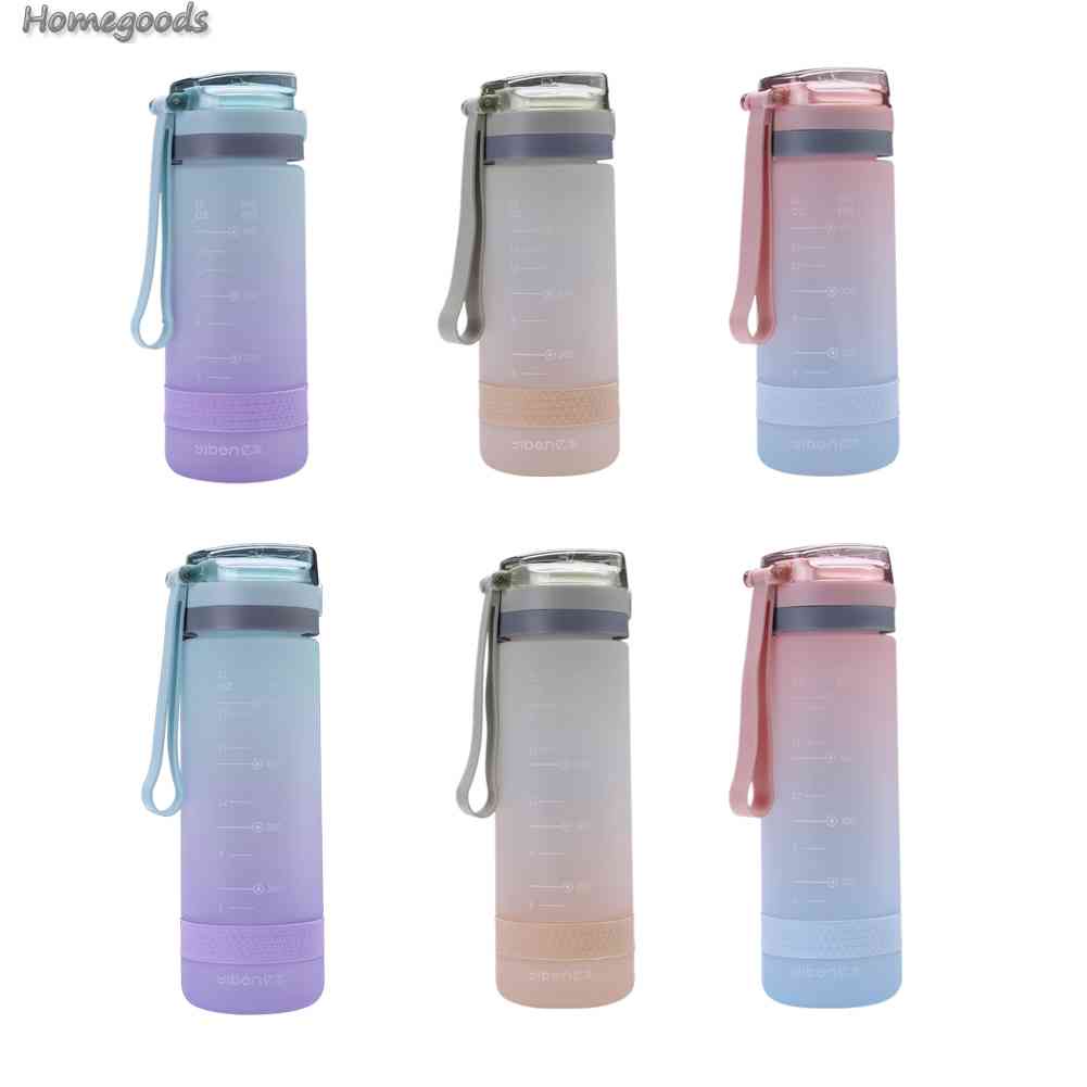 Bình Nước Lạnh 400ML / 600ML Kèm Ống Hút Tiện Dụng Khi Đi Cắm Trại