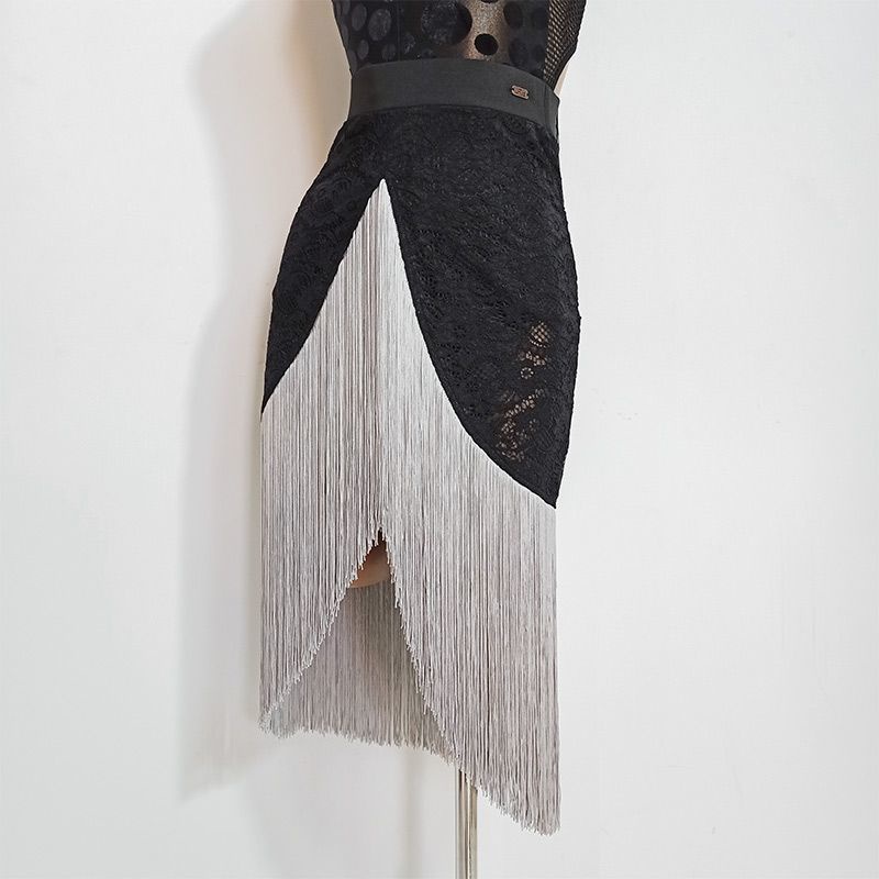 Chân Váy Khiêu Vũ Latin Kiểu Tua Rua Độc Đáo TL913