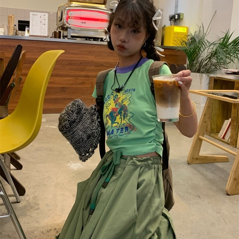 Áo Thun Tay Ngắn Cổ Tròn Nhiều Màu Sắc Thời Trang Mùa Hè Dành Cho Nữ