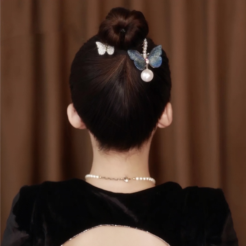 Kẹp Tóc Bướm Đính Ngọc Trai Sang Trọng Cho Nữ