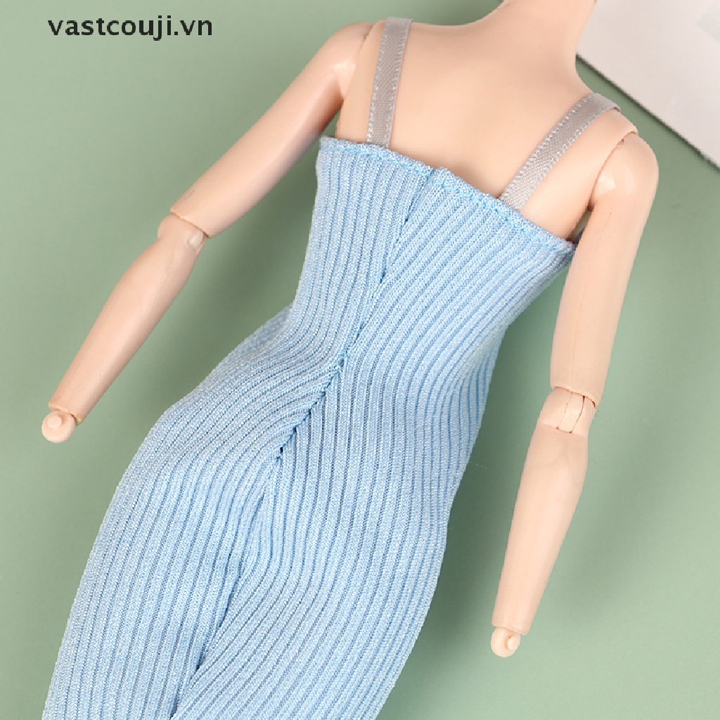 Đầm Dệt Kim Thủ Công Màu Hồng Xinh Xắn Cho Búp Bê VASTJI