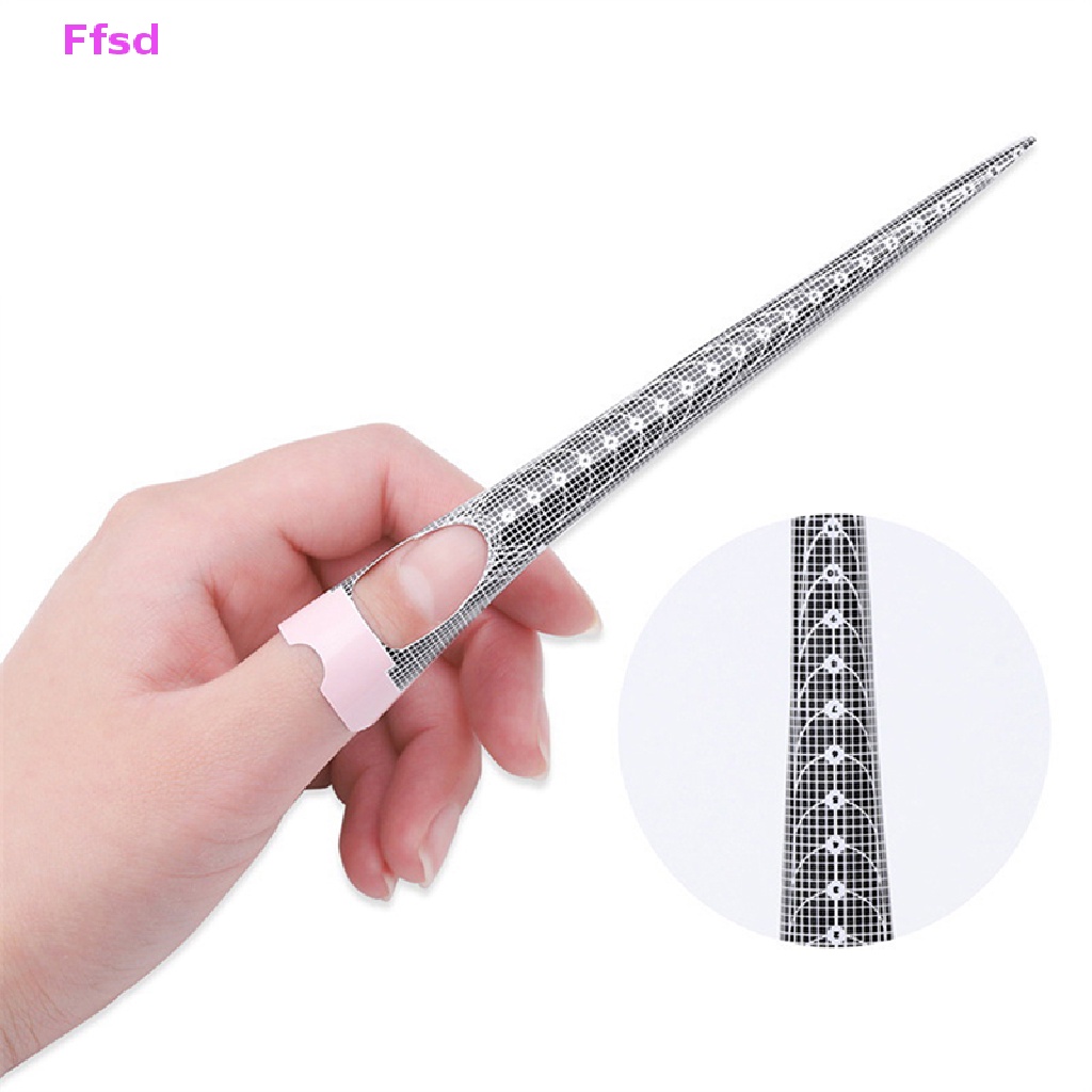 Set 100 Miếng Dán Acrylic Uv Hỗ Trợ Nối Dài Móng Chuyên Nghiệp