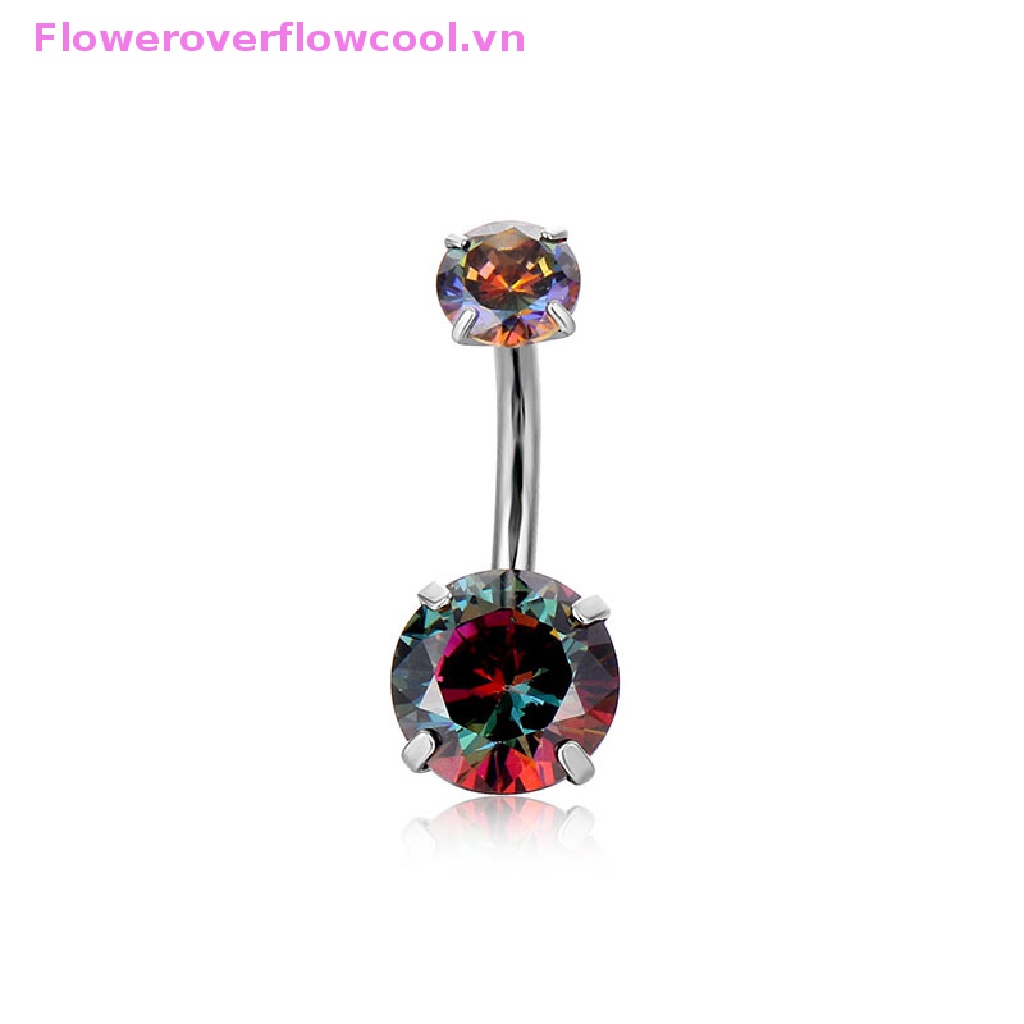 Khuyên Rốn Đính Đá Zircon Quyến Rũ Cho Nữ