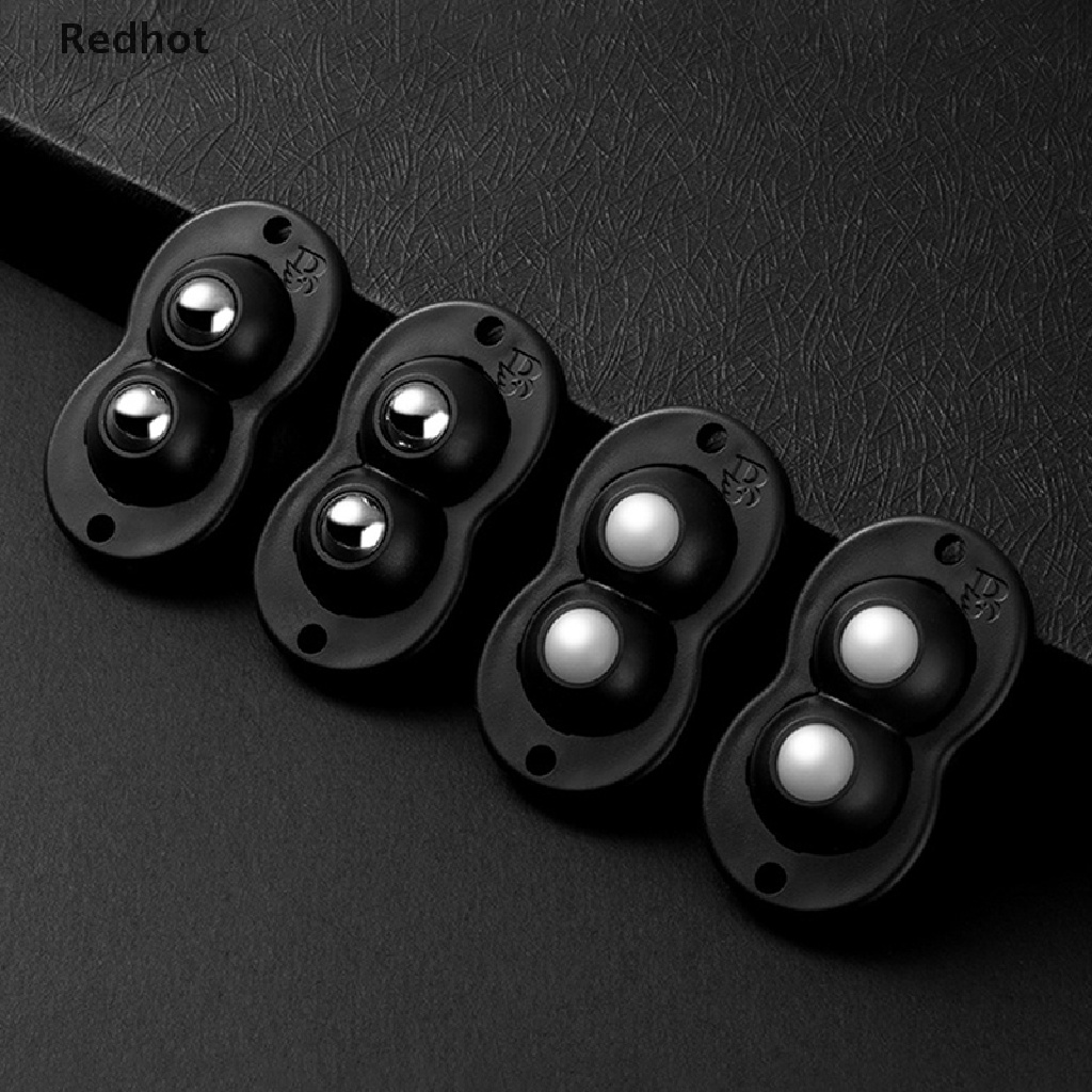 Bộ 4 Bánh Xe Ròng Rọc Tự Dính Bằng Thép Không Gỉ 2 Hạt Không Gây Tiếng Ồn Cho Hộ Gia Đình