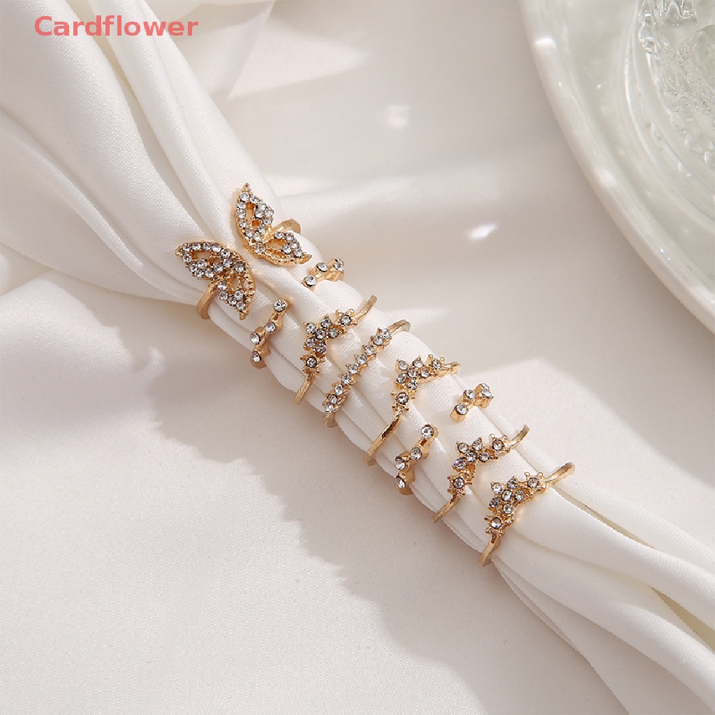 Set 8 Nhẫn Đeo Khớp Ngón Tay Phong Cách Bohemian Cho Nữ Mới