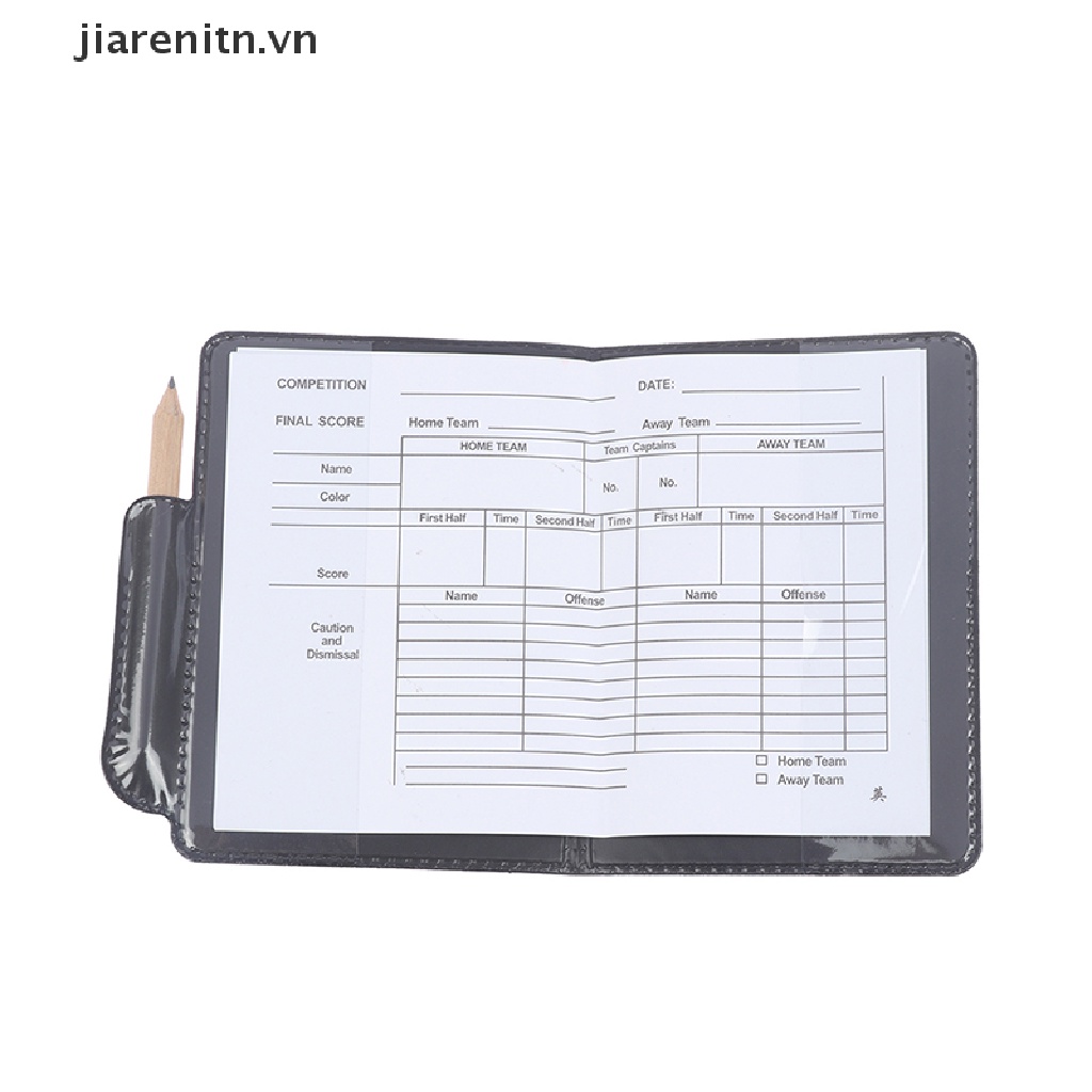 Jiarenitn sport football soccer referee wallet notebook with red card and yellow card vn