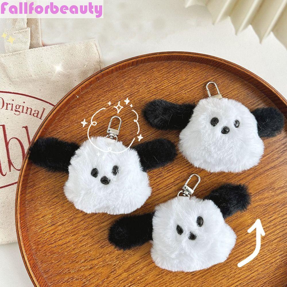 Móc Chìa Khóa Hình Chú Chó Nhồi Bông Mềm Mại Dễ Thương