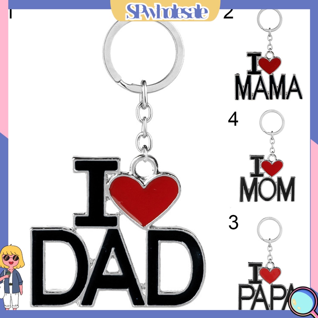 <SPwholesale> Giá Đỡ Chìa Khóa Bằng Kim Loại In Chữ Đa Năng Tiện Dụng Cho Mẹ Và Bé