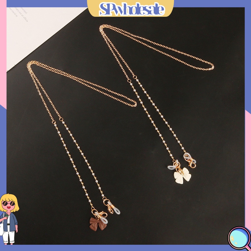 &lt;SPwholesale&gt; Dây Đeo Mắt Kính Trang Trí Thắt Nơ Không Đuôi Cho Nữ