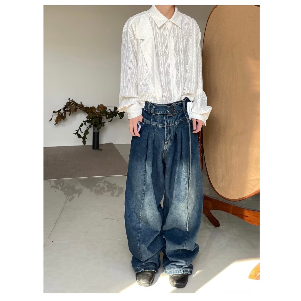 Áo Sơ Mi Tay Dài Dáng Rộng Màu Sắc Đơn Giản Thời Trang Cao Cấp Cho Nam