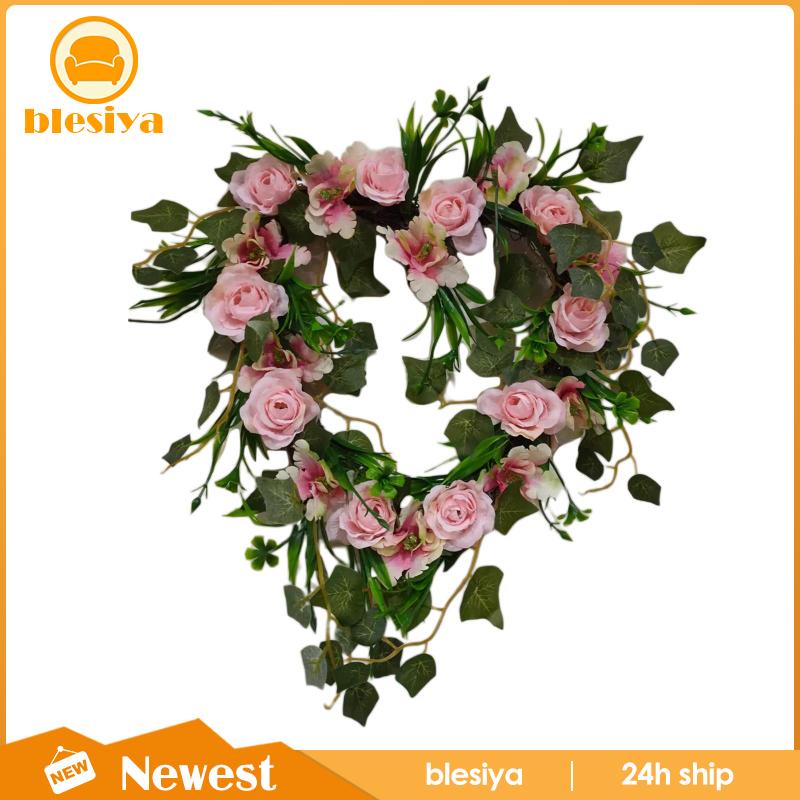 Vòng Hoa Hình Trái Tim Treo Tường Trang Trí Ngày Valentines